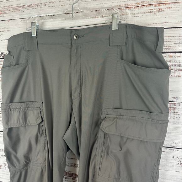 Mens Duluth Flex Dry on The Fly Nylon Cargo Activewear Pants Cement Gray 44X30 - Picture 2 of 7